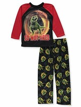 Boy&#39;s So Not Tired Dinosaur, T-Rex Dino Pajama Set, Size 7 - $204.96 MXN