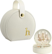 Collective Home - Travel Jewelry Case, Elegant Half-Moon Design With Gol... - £35.09 GBP