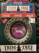 Coca-Cola Trim a Tree Collection - Santa Claus Bottle Cap Ornament Circa... - £12.36 GBP