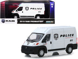 2018 RAM ProMaster 2500 Cargo High Roof Van White Police Transport Vehicle 1/43 - $34.94