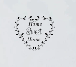 Write Home Sweet Home Wall Sticker, Self-adhesive Sticker 18x15cm - £4.17 GBP