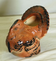 Stoneware Small Thanksgiving Turkey Centerpiece Holiday - $21.77
