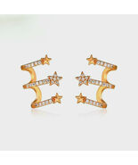 Claw Hoop Star Stud Earrings - $18.00
