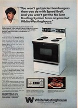 White Westinghouse Stove Pearl Bailey 1978 Vintage Print Ad - $181.73 MXN