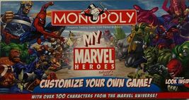 Vintage Monopoly My Marvel Heroes Customize Your Own Game Edition New Se... - $97.71 CAD