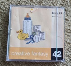 Pfaff Embroidery Memory Card Creative Fantasy Martha Pullen Baby NO. 42 - $22.00