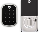 Keyless Touchscreen Deadbolt With Z-Wave Yale Assure Lock Sl In Satin Ni... - $217.94