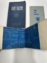 Lot 3 1900’s Old Manuscript Military Notebook Albany Bridge Project Phot... - $146.90