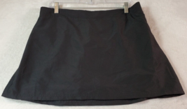 Kona Sol Swim Skirt Womens Large Black Recycled Underwired Pentie Elasti... - $12.49