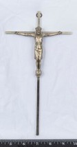 Vintage Metal Crucifix w/ Jesus g30 - $14.84