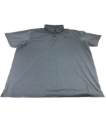 Under Armour UA Men&#39;s Heat Gear Polo Golf Shirt 4XLT Loose Fit Blue - $22.80