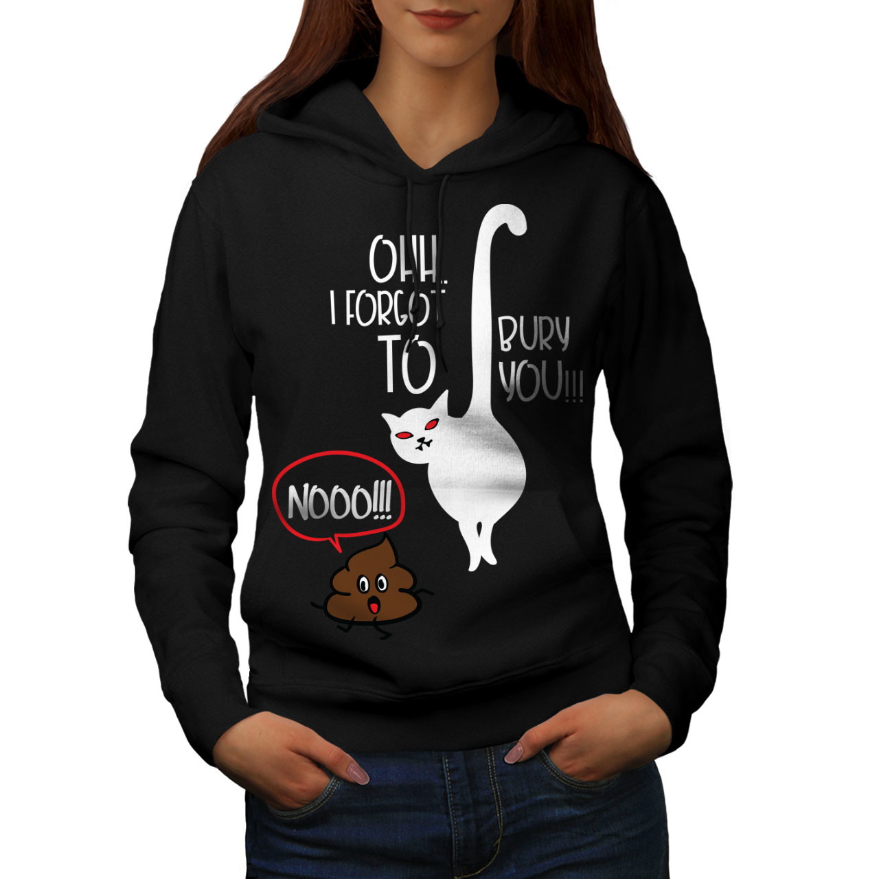 Primary image for Cat Lovers Sweatshirt Hoody Funny Pet Joke Women Hoodie