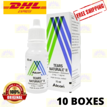 10 X Alcon Tears Naturale II 15ml Lubricant Soothing &amp; Moisturizing Eye ... - $105.90