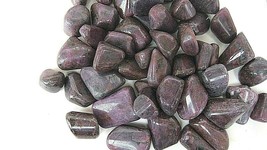 One Ruby Tumbled Stone XL 30-40mm Healing Crystal Lemuria Akashic Record... - £5.41 GBP