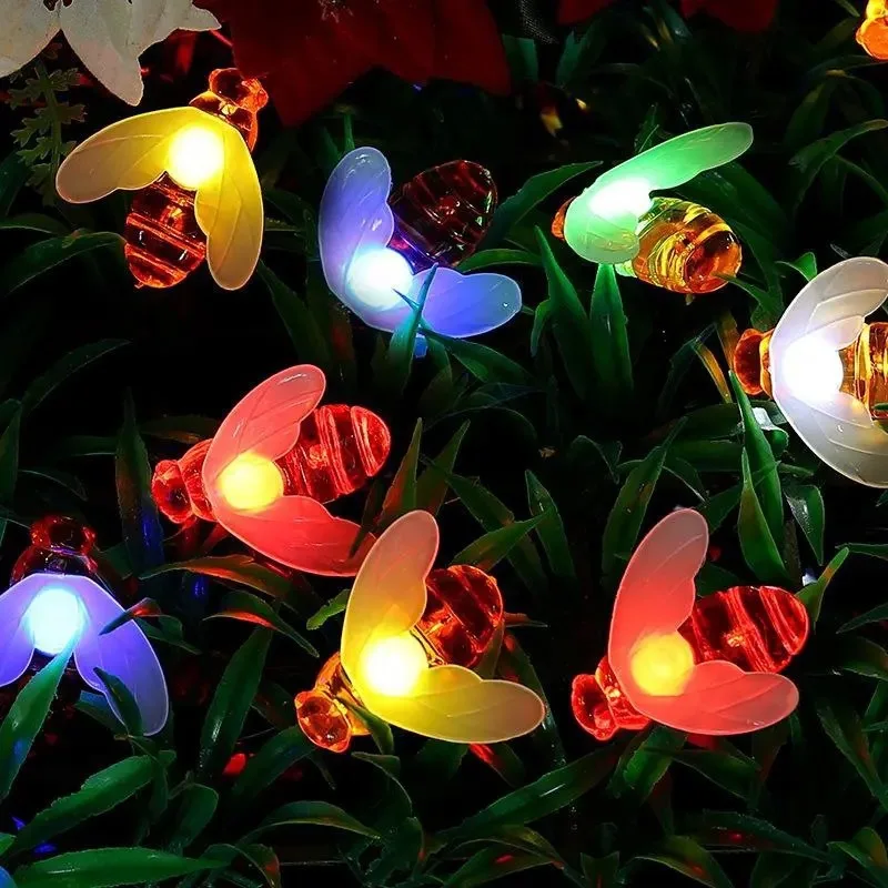 Lovely Outdoor Honey  Led String Fairy Light Powered By Solar,Garden Fence,Patio - £69.63 GBP