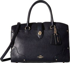 Coach Mercer Ladies Medium Grain Leather Satchel Handbag 37575 - £207.82 GBP