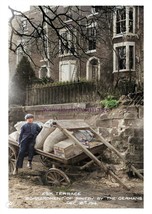 ptc4569 - Lancs. - Bomb damage along Esk Terrace in 1914, in Whitby - pr... - $2.80