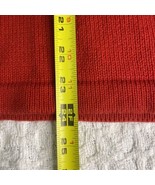 Vintage Tommy Hilfiger Jeans Mens Size mens L LOGO Spellout Red Knit Swe... - $31.97 CAD