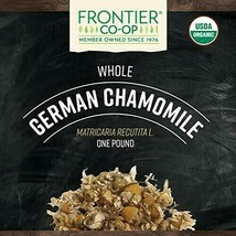 Frontier Co-op German Chamomile Flowers Whole Organic 1 Lb - £31.45 GBP
