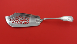 Fiddle Thread and Shell By Various English Sterling Silver Fish Server P... - £179.30 GBP