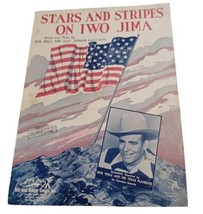 1945 Stars and Stripes on Iwo Jima WWII sheet music - Bob Wills  Texas P... - $7.87