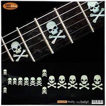 Skull With Crossbones (Sideways) Inlay Sticker Fret Markers For Guitars And - $29.95