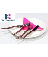 Al-Nurayn Modern Flatware Set With Stainless Steel Copper Cutlery Set - €41,99 EUR