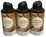 3~Bath &amp; Body Works Deodorizing Body Deo Spray For Men 3.7 oz  Coffee &amp; ... - £25.65 GBP