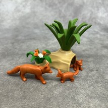 Playmobil Fox Family &amp; Hollow Log - $7.83