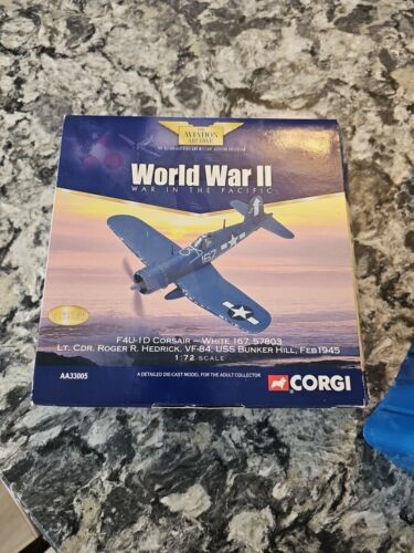 Corgi AA33005 - F4U-1D Corsair USS Bunker Hill - 1:72 Scale - Diecast Airplane  - $74.25