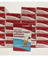 24 Box - Leader 174395 Antibacterial Flexible Fabric Adhesive Bandage 3/... - £20.64 GBP