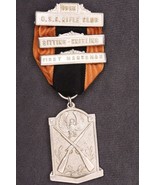 1955 OSC Rifle Club Sitting Kneeling First Marksman Shooting Award Medal... - $26.98