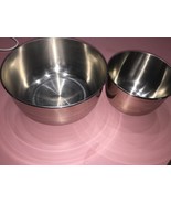 Two Mixing Bowls Steel - €21,55 EUR
