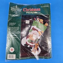 Bucilla Gallery of Stitches Felt Stocking A Salute to Christmas Sealed - £10.76 GBP