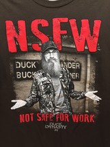 Duck Dynasty Uncle Si NSFW Not Safe For Work A&amp;E Men&#39;s Brown T-shirt Size XL - £9.18 GBP