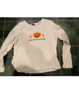 Women&#39;s Large Halloween Top &quot;Official Candy Taster&quot; Long Sleeve *Pre Own... - $13.66 CAD