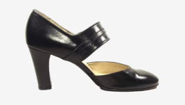 Women High Heel Black Mary Jane Pump Size 9 (FITS Size 8.5) Round Toe DE... - £31.45 GBP