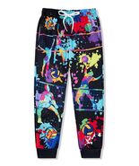 Kids Jogger Pants Tie Dye Volleyball Print Casual Sport Trousers Size 6-7 - $137.80 MXN
