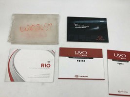 2013 Kia Rio Owners Manual Set with Case OEM H02B19008 - $40.49