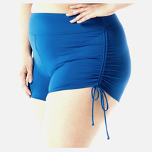 Beach House BLAKE SideTie Bikini Bottom Shorts | 22W Blue Bliss | Plus Size - £22.22 GBP