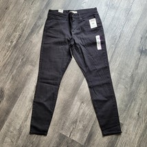 New Levi Strauss Women&#39;s Mid Rise Skinny Black Soft Stretch Jeans Sz 12M... - $27.05 CAD