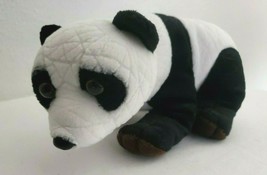 Pier 1 Imports Panda Bear Plush Stuffed Animal Black White  - £12.64 GBP