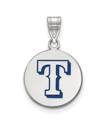 SS MLB  Texas Rangers Medium Enamel Disc Pendant - $93.93 CAD