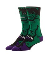 New The Incredible Hulk Bruce Banner Marvel Comics Avengers Crew Socks f... - $195.64 MXN