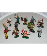 Lot of 12 Marx various warriors figures vintage for parts spares or fix ... - $33.38 CAD