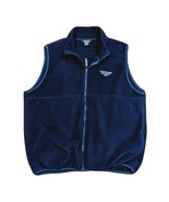 LL Bean Fleece Vest Blue Mens Size XL 2002 Maine Turnpike Authority Pola... - $470.04 MXN