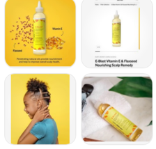 Aunt Jackie&#39;s - Kids E-Blast - Daily Oil For Dry Scalp - Vitamin E - 8 oz - $257.91 MXN