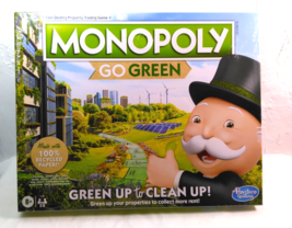 Monopoly: Go Green Edition Board Game for Families Ages 8 and Up - Sealed! - £13.81 GBP