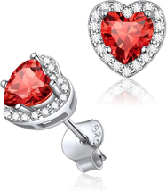 Mother&#39;s Day Gifts for Mom, 925 Sterling Silver Heart/Round/Pear/Emerald Cut Bir - £23.74 GBP