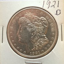 1921 D Morgan Siver Dollar - £25.30 GBP